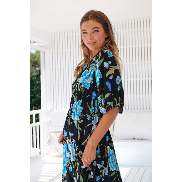 Jaase Lange Jurk Midnight Sapphire Sonya | Jaase