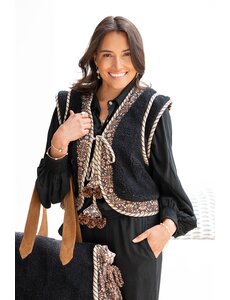 Ibzmode Korte gilet Osito black