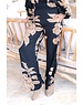 Ibzmode Pantalon Brisa Floreado Black