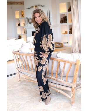 Ibzmode Blouse Briso Floreado Black