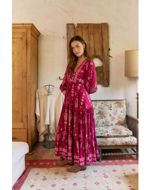 Jaase Maxi Jurk Rhubarb Teresa