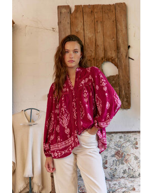 Jaase Blouse Rhubarb Bree