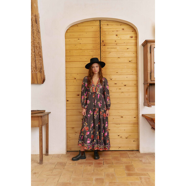 Jaase Maxi Jurk Monarch bloom Teresa | Jaase