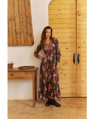 Jaase Maxi jurk Monarch bloom Sabrina