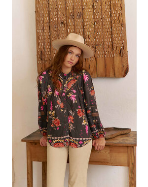 Jaase Blouse Monarch bloom Eliza