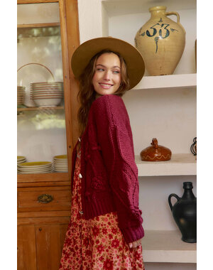 Jaase Vest Maroon cozy