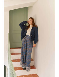 Jaase Vest Navy cozy