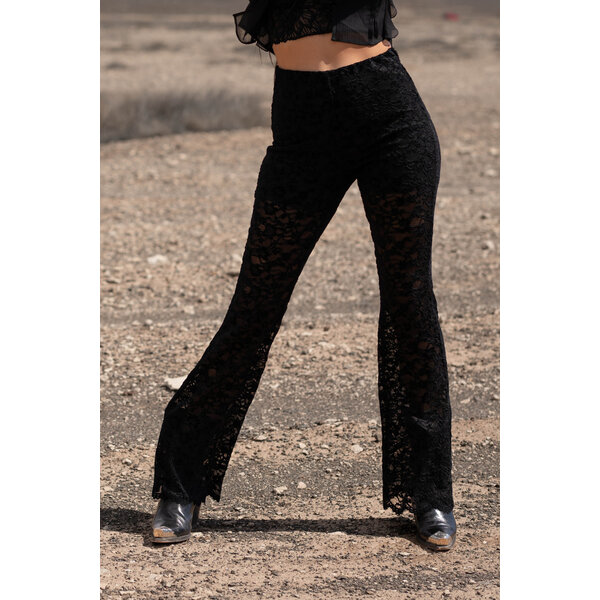 MOOST Wanted Broek Suze lace zwart | Moost Wanted