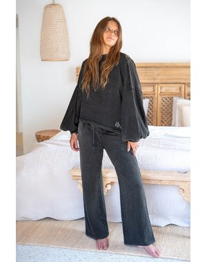 Ibzmode Broek Brisha Suave Black Washing