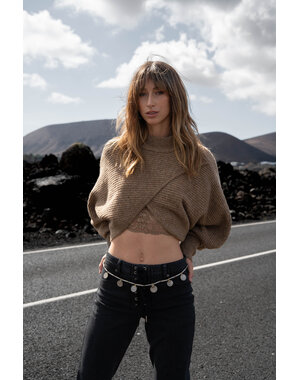 MOOST Wanted Sweater Paige - Brown Melange