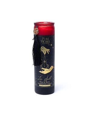  Manifestatiekaars Love Spell in glas met kwast -- 300g