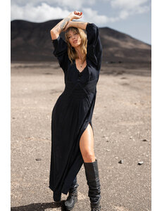 MOOST Wanted Maxi Jurk Lotta - Zwart