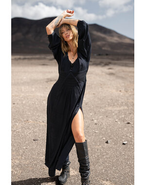 MOOST Wanted Maxi Jurk Lotta - Zwart