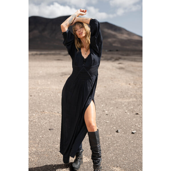 MOOST Wanted Maxi Jurk Lotta - Zwart | Moost Wanted