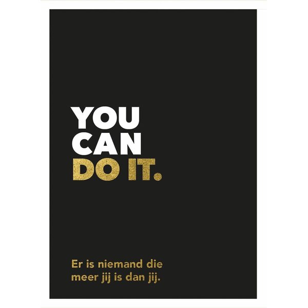 Lantaarn Boek You Can Do It | Hip-pie