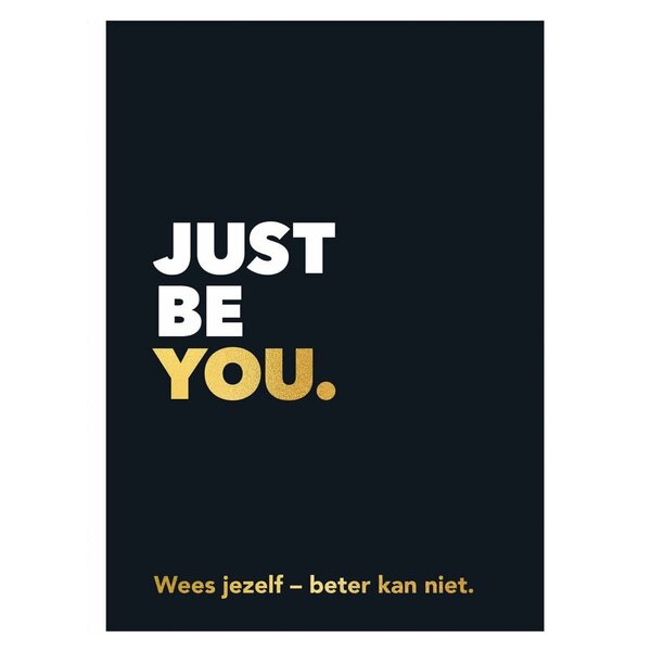 Lantaarn Boek Just Be You | Hip-pie
