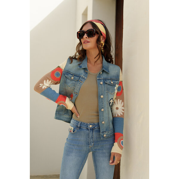 Jeans jasje Aida | Onado