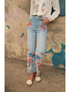  Jeans Broek Flowers