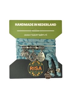 Risa Dolphin Turquoise - Zilver