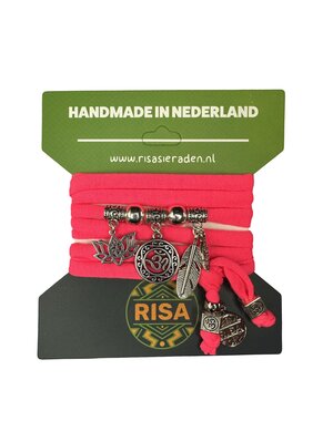 Risa Ohm Neon Roze - Zilver