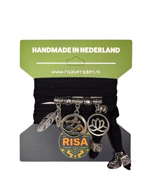 Risa Ohm Groot Zwart - Zilver