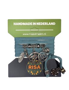 Risa Ohm Groot Ice Blue - Zilver