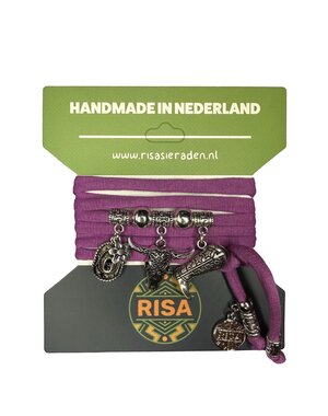 Risa Bull Paars - Zilver