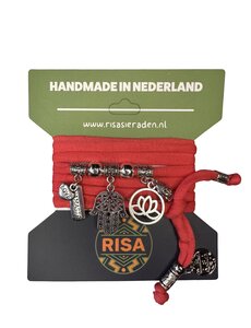Risa Hamsahand roze - zilver