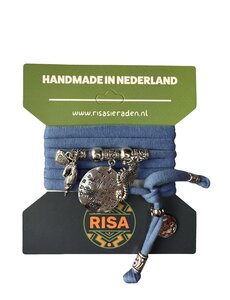 Risa Sand between your toes blauw - zilver