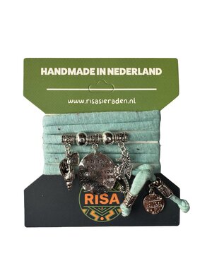 Risa Sand between your toes licht blauw - zilver
