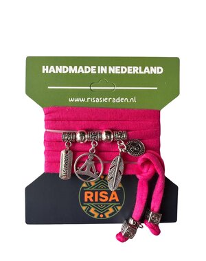 Risa Yoga Fuchsia - Zilver
