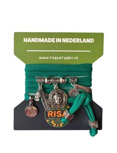 Risa Boeddha Namaste Groen - Zilver