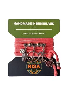 Risa Peace Groot Roze - Zilver