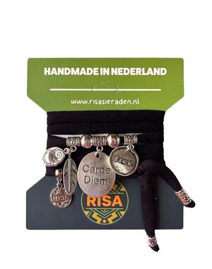 Risa Carpe Diem Zwart - Zilver