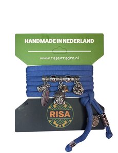 Risa Boeddha Love Blauw - Zilver