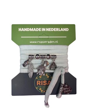 Risa Boeddha Love Sky-Blue - Zilver