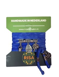Risa Beach Girl Blauw - Zilver