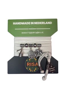 Risa Beach Girl Wit - Zilver