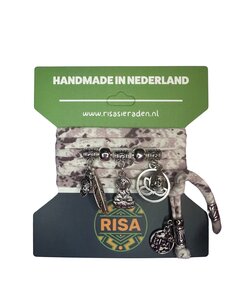 Risa Bodhisattva Camo Beige - Zilver
