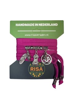Risa Bodhisattva Fuchsia - Zilver