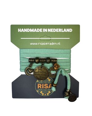 Risa Brave Strong mintgroen - brons