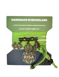 Risa Peace appelgroen - brons