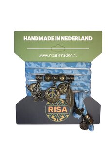 Risa Peace camo turquoise - brons