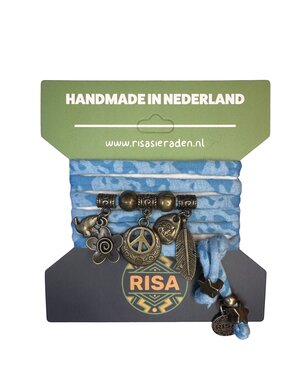 Risa Peace camo turquoise - brons