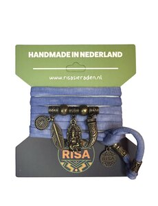 Risa Ganesha blauw - brons