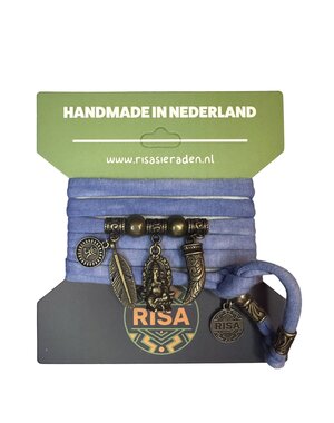 Risa Ganesha blauw - brons