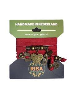 Risa Peaceful Love rood - brons