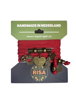 Risa Peaceful Love rood - brons