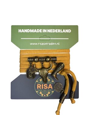Risa Bull Oker geel - brons