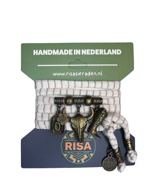 Risa Bull wit-goud - brons